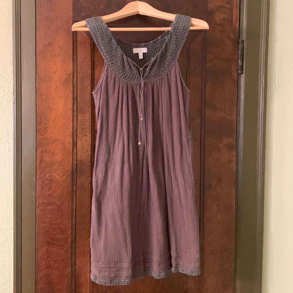 Joie 100% cotton tank dress.
